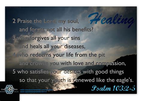 Bible verse on healing - lopezthreads