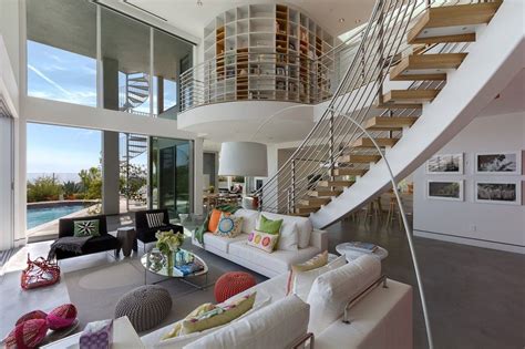 Californian Style Home Playing With Color And Transparency The
