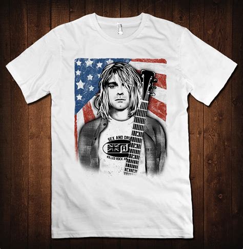 Kurt Cobain Graphic T Shirt Mens Womens All Sizes Etsy