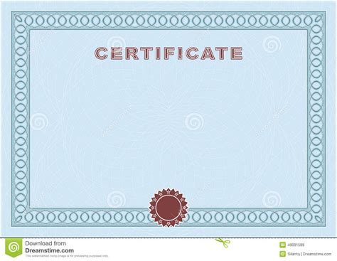 blank certificate forms printable birthday certificates