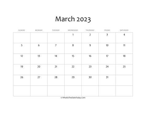 Editable March 2023 Calendar May Calendar 2023