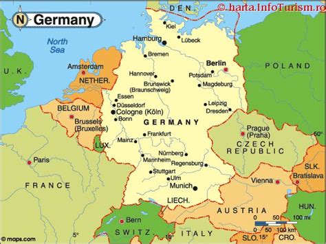 Harta Orase Germania Harta