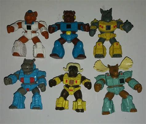 Battle Beasts Lot Of 6 Vintage 80s Kid Toys Hasbro Takara Mix
