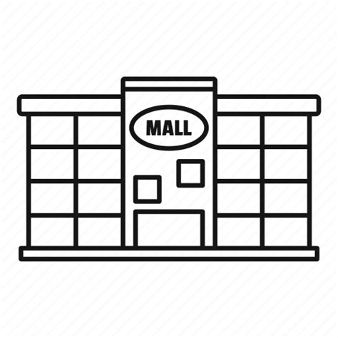 Hypermarket Mall Building Icon Download On Iconfinder