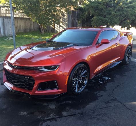 Chevrolet Camaro Zl1 Painted In Garnet Red Photo Taken By Zl1tommy