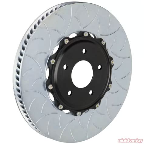 A Brembo X Piece Slotted Rotors Type Front Rotors