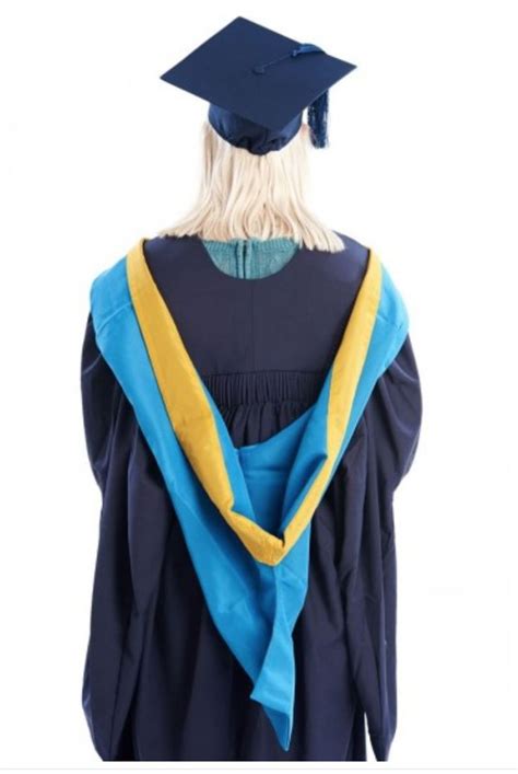 Open University Bachelors Gown And Hood Graduation Gown University