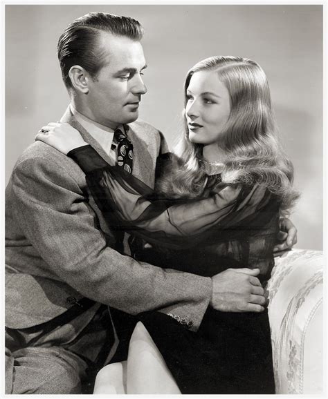 Alan Ladd And Veronica Lake Still From The Film Noir The Glass Key 1942