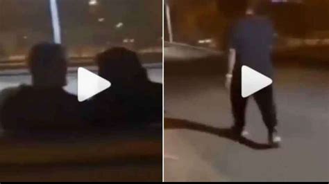 cheating husband meets girlfriend during jogging gets caught by wife watch viral video here