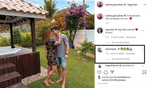 Jun 25, 2021 · además de la cantante argentina y ex youtuber, de 21 años de edad,. Neymar Pai deixa comentário em foto de Nadine Gonçalves ...