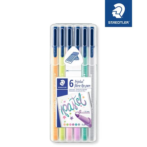 Staedtler Triplus Color Fiber Tip Pen Set Of 6s Shopee Philippines