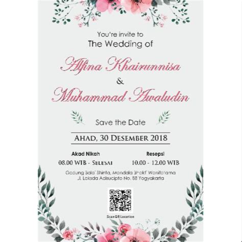 Sudahkah anda tahu desain undangan pernikahan seperti apa #6 tekstur undangan anda. 30+ Trend Terbaru Gambar Bunga Untuk Undangan Digital ...