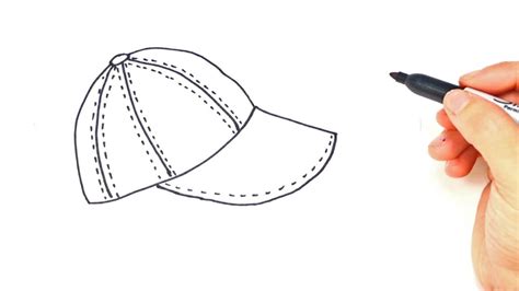 How to draw a Cap Step by Step | Cap Drawing Lesson