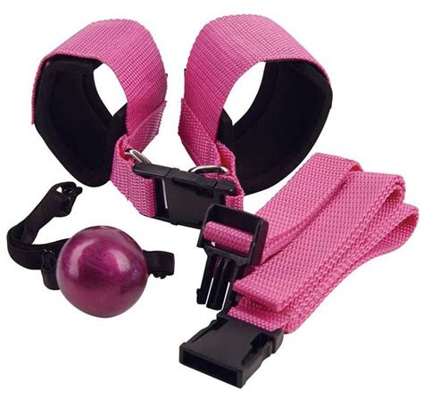 Sinners Sex Straps With Ball Gag Pink Restraint System From Tlc