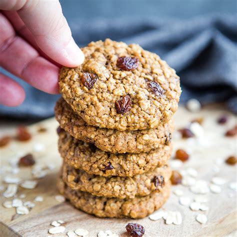 The molasses adds a rich moistness to this chewy cookie. chewy oatmeal raisin cookies with molasses