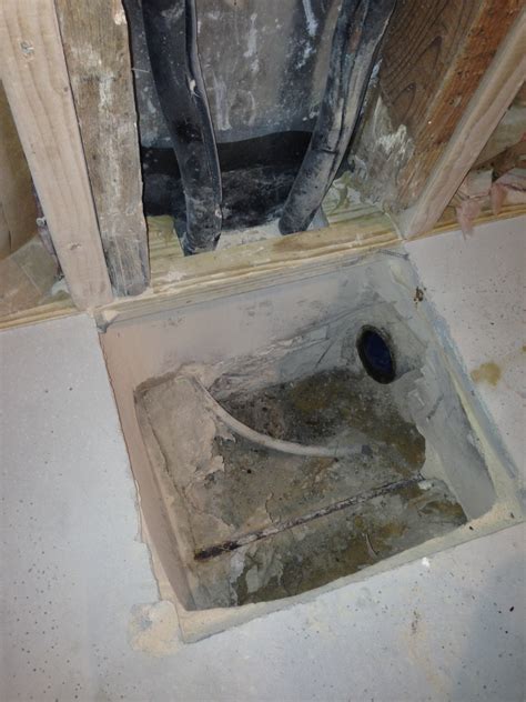 I have a leak under my bathtub. Bathtub Drain In Concrete Floor