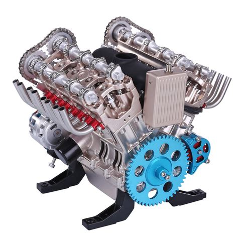 Moci Teching 13 V8 Engine Model Full Metal Mechanical Engine Diy