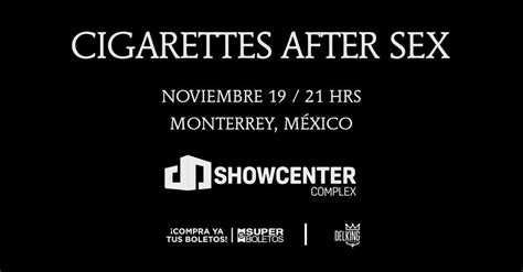Cigarettes After Sex Conciertos Monterrey Elfestmx