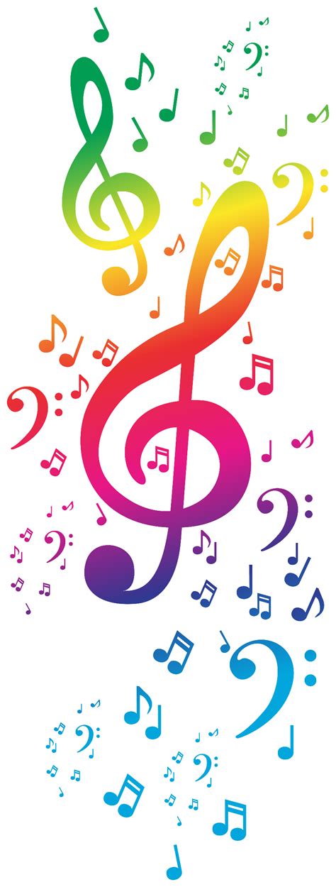 Download High Quality Music Notes Transparent Colorful Transparent Png