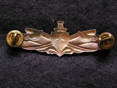 Bob Sims Militaria Us Navy Enlisted Surface Warfare Breast Badge