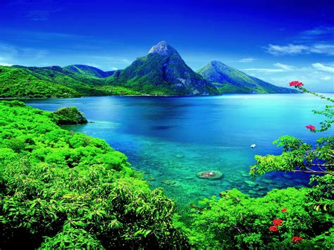 Beautiful St Lucia Great Beach And Island For Traveling St Lucia