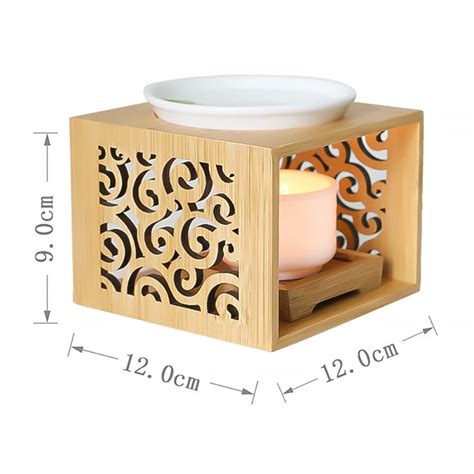 💰kjøp Ceramic Tea Light Candle Holder Wax Melt Warmer Aroma Essential