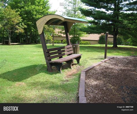 Park Bench With Cover Stock Photo And Stock Images Bigstock