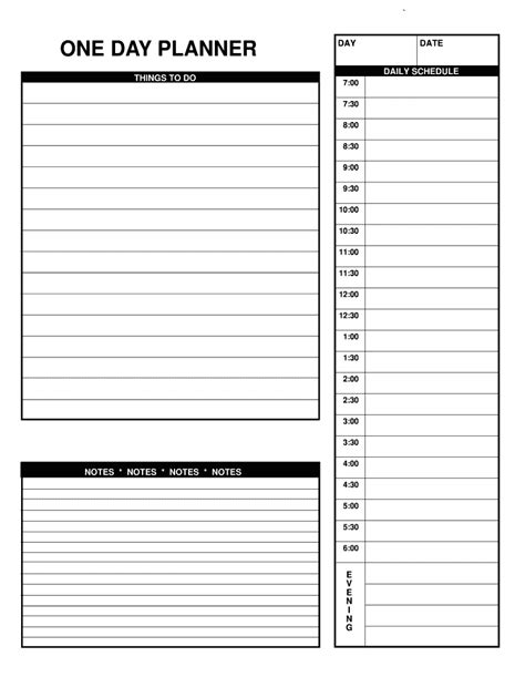 Daily Planner Online Form Fill Out And Sign Printable Pdf Template