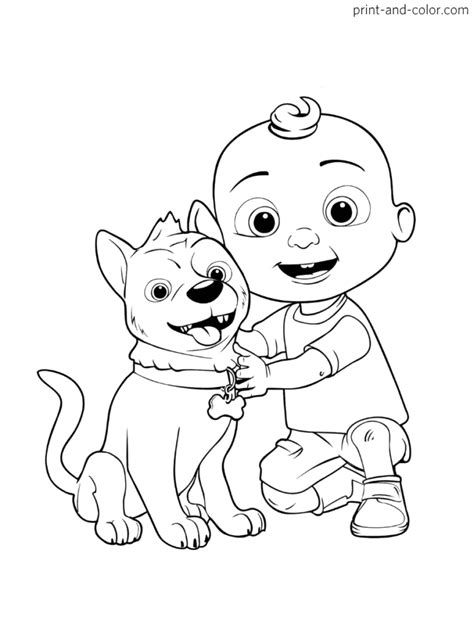 Cocomelon Coloring Pages Print And