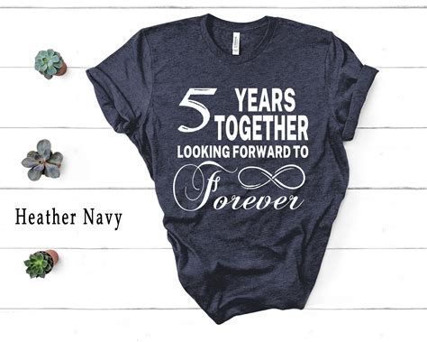 Wedding Anniversary Shirts His and Hers Shirts ___Years | Etsy in 2020 ...