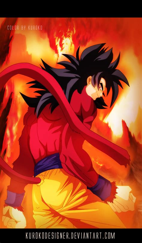 Goku Ssj4 By Kurokodesigner On Deviantart