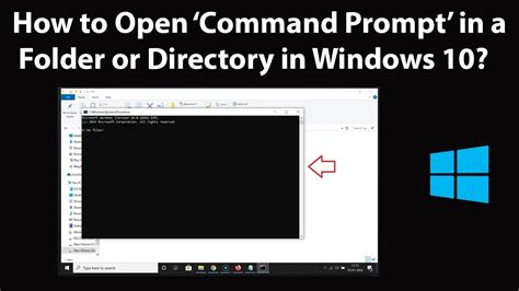 How To Open Cmd Command Prompt In Windows 10 Youtube