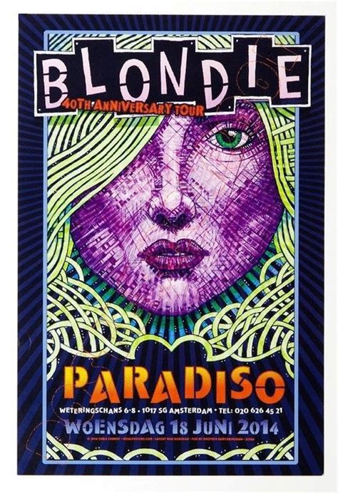 Blondie 40th Anniversary Tour Paradiso In Amsterdam June 2014