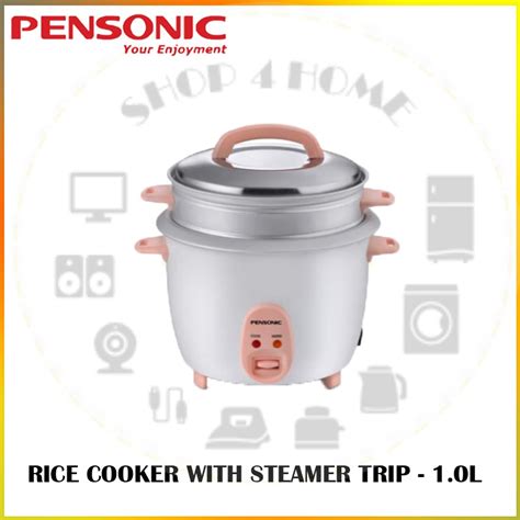 pensonic rice cooker periuk nasi 1 8l steam tray included shopee malaysia