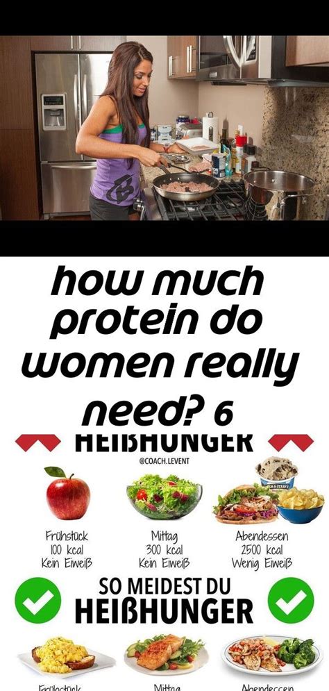 How Much Protein Do Women Really Need 6 Bodybuilding Ernährung Heißhunger Protein