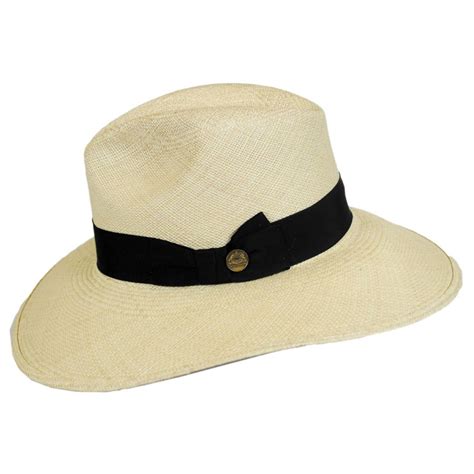 Stetson Destiny Panama Straw Wide Brim Fedora Hat Panama Hats