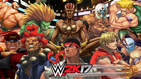 Street Fighter Royal Rumble Wwe 2k17 Youtube