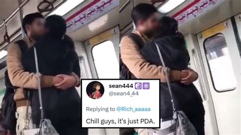video of couple kissing on delhi metro goes viral