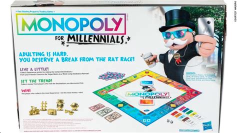 Monopoly For Millennials Is Not About Real Estate Because You Cant Afford It Anyway Hasbro