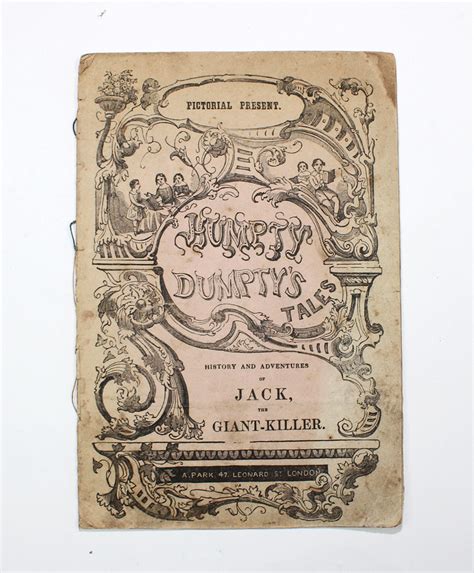 Humpty Dumptys Tales History And Adventures Of Jack The Giant Killer