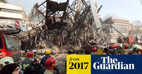 Tehran Fire Dozens Of Firefighters Feared Dead As Tower Collapses