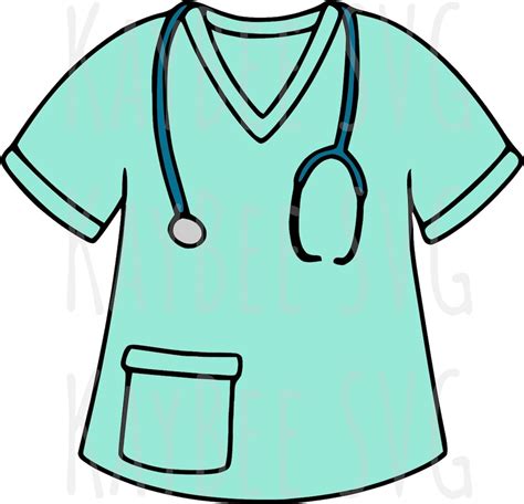 Medical Scrubs Svg Png  Clipart Cut File Download For Cricut
