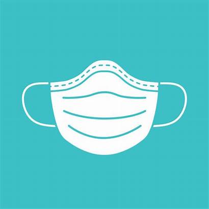 Mask Face Vector Medical Icon Illustrations Clip
