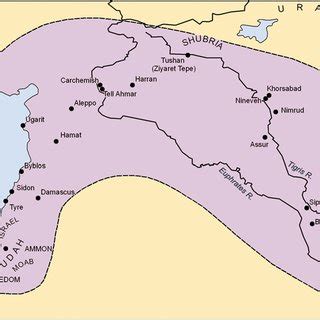 Assyrian Empire Map Today