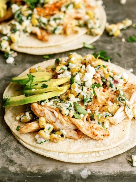 Mexican Street Corn Chicken Tacos Recipe 2023