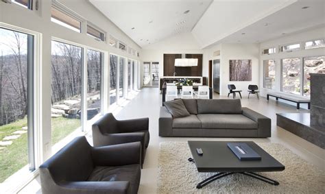 How to combine living room and dining room in a small space! Best Minimalist Living Room In Open Space With Large ...