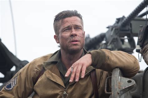 Brad Pitt As Don Wardaddy Collier Hot Historical Movie