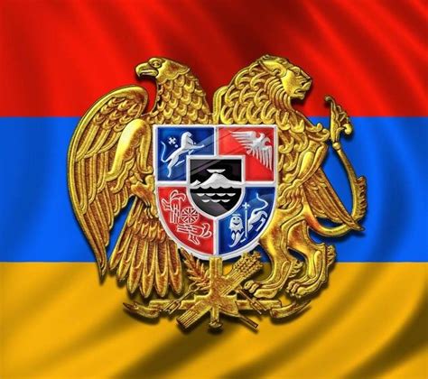 Flag And Emblem Of Armenia Armenian Flag Armenia Flag Armenian Culture