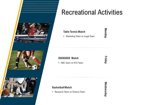 Recreational Activities M3115 Ppt Powerpoint Presentation File Graphic