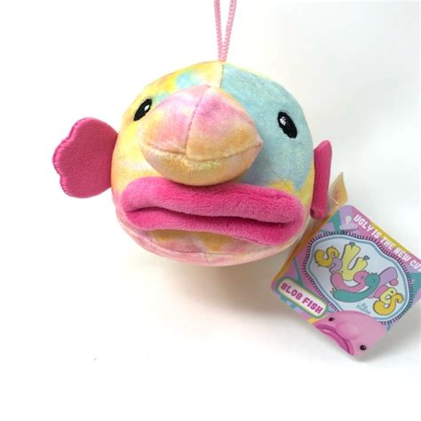 Fiesta Toys Fiesta Toys Snugglies Tie Dye Blob Fish Plush Toy